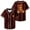 Brown, variant on Ivan Cornejo Terapia Tour 2024 Bear Merch Baseball Jersey V-Neck Shirt Women Men Short Sleeve Streetwear Clothes
