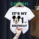 thumbnail image 2 of Camiseta de algodón para niños de Mickey Mouse, ropa para niños y niñas con números del 1 al 9 para cumpleaños de Disney, camiseta informal para bebés pequeños con dibujos animados kawaii, 2 of 5