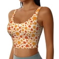 thumbnail image 2 of Pofeuu Autumn Red and Orange Maple Leaves Print Sports Bra for Women Sexy Vest Yoga Running Gym Fitness Crop Bras Tops-Medium, 2 of 8