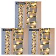 thumbnail image 2 of Monstrate Tira de luces Lámpara solar Linternas de cadena Suministros de vacaciones Mano de obra fina Decoraciones de árboles Conveniencia Baja 2M 20LED 3piezas, 2 of 6