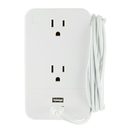 GE-branded Pro&trade; 2-Outlet, 2-USB Charging Station &ndash; 31705
