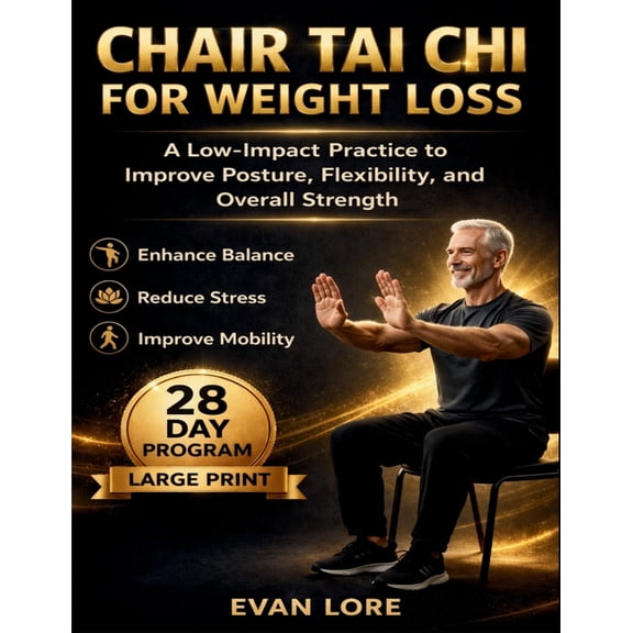 Chair Tai Chi for Weight Loss: A Low-Impact Practice to Improve Posture, Flexibility, and Overall Strength, (Paperback)