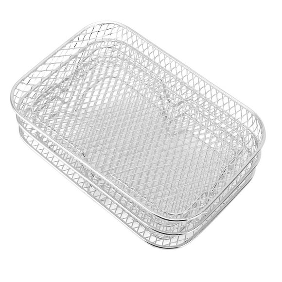 Rejilla Para Freidora De Aire, Tres Rejillas Deshidratadoras Apilables Para Cosori Para Cosori, Para Vortex Instantáneo, Para Nuwave, Accesorios Para Freidora De Aire De Acero