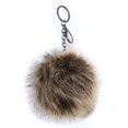 thumbnail image 1 of Luxe Faux Fur 676685047793 Pom Pom Balls - Raccoon, 1 of 3