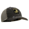 thumbnail image 5 of 17th Airborne Division Embroidered Low Profile Special Cotton Mesh Cap - Brown Khaki OSFM, 5 of 5