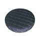 thumbnail image 2 of Fundas para asientos de sillas redondas de 30 cm, fundas para taburetes de bar y pub. Azul negro, 2 of 6