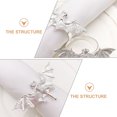 thumbnail image 3 of unbranded 4Ud Decorativos De Servilleta Con De Plateado, 3 of 8