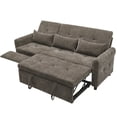 thumbnail image 5 of 82" Pull-Out Convertible Loveseat Sleeper Sofa Bed for Adults, 3-in-1 Chair and a Half with Dual USB Charging Ports, Modern Camper Couch for Small Spaces, Living Room, Apartment , Dark Grey, 5 of 9