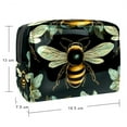 thumbnail image 5 of Honeybee PVCCosmetic Storage Bag with Zipper, Printed Design -, Zipper Pouch, Money Pouch for Travel - Ideal for Ladies and Girls on the Go, 5 of 6