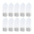 thumbnail image 1 of 10x Flower Gift Boxes Flower Packing Boxes Empty Portable Bag with Handle Single White, 1 of 9