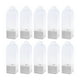 thumbnail image 1 of 10 cajas de regalo de flores portátiles transparentes con una sola rosa para bodas y cumpleaños Blanco, 1 of 9