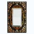 thumbnail image 1 of Metal Light Switch Plate Cover Elegant Black Crown Frame FRA021, 1 of 13