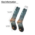 thumbnail image 4 of Fotbe Magical Butterfly In Forest print Women's Men's Novelty Crew Socks Cotton Socks Knee High Socks for Walking,Running,Nurses,Pregnancy, 4 of 8
