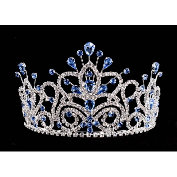 #16107 - Maus Spray Crown - Light Sapphire - 4"