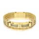thumbnail image 1 of Pulsera de diamantes para hombre de acero inoxidable dorado creativa y de moda europea y americana, 1 of 6
