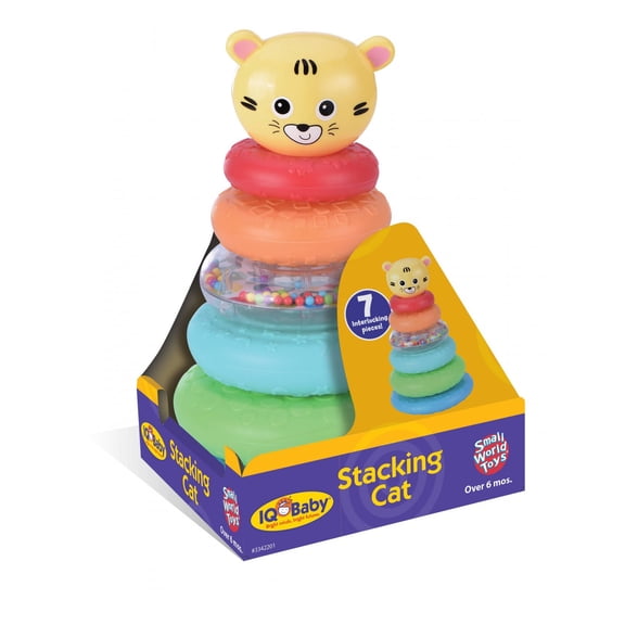 IQ Baby Stacking Cat Stacking Rings Set