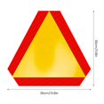 thumbnail image 4 of 3pcs Transportation Slow Moving Vehicle Safety Sign With Reflective Triangle Sign Vehicle Reflective, 4 of 5