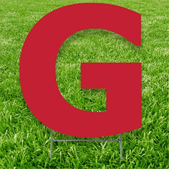 Red Letter G 20 inches tall