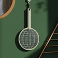 thumbnail image 4 of Qualitell Tapette Électrique Anti-Moustiques Machine Électrique Anti-Moustiques à Trois Couches Filet de Sécurité/double Interrupteur de Sécurité Protection Suspendue Rangement Portable pour Maison/extérieur/voiture, 4 of 10