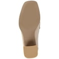 thumbnail image 6 of Journee Womens Malleah Loafer Style Stacked Heel Pumps, Widths Available, 6 of 9