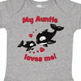 thumbnail image 4 of Inktastic My Auntie Loves Me Orca Family Boys or Girls Baby Bodysuit, 4 of 5