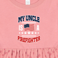 thumbnail image 4 of Inktastic My Uncle is a Firefighter Nephew Girls Baby Dress, 4 of 5