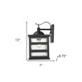 thumbnail image 3 of Morris 1-Light Matte Black Wall Light, 3 of 7
