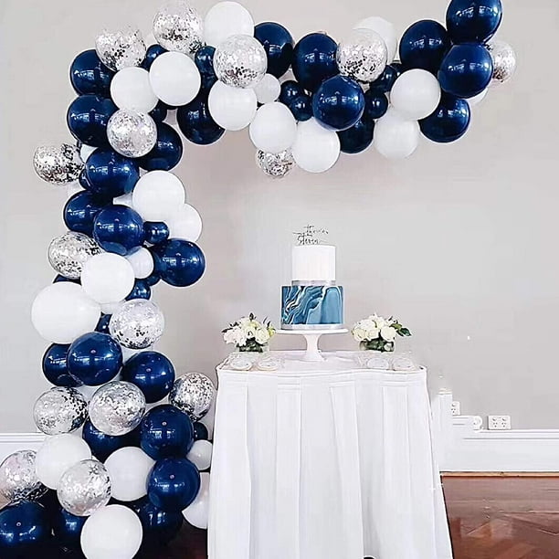 Ballon Bleu Anniversaire,Ballon Bleu, Ballon Bleu et Blanc, 40 Pièces Ballons  Bleu Anniversaire, Bleu Ballons pour Mariage, Baby Shower,  Diplôme,Cérémonie Décorations de Fête (bleu) : : Cuisine et Maison