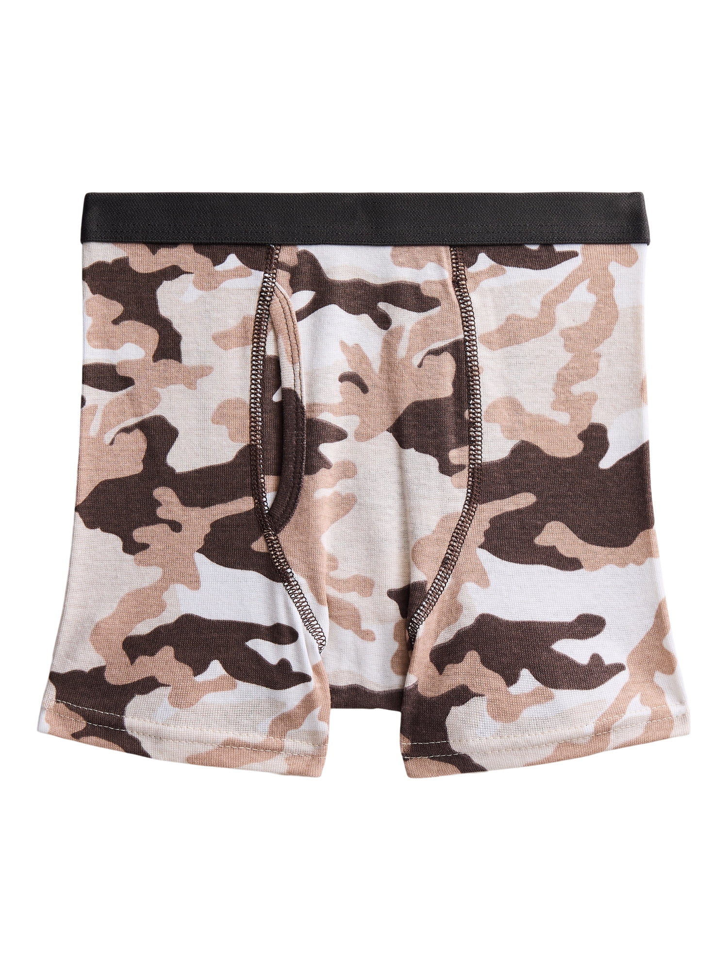 Wonder Nation Boys Underwear Soft Cotton Boxer Briefs, 10-Pack, Sizes S-XXL & Husky