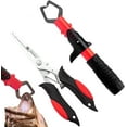 thumbnail image 3 of HJQEQVD Pliers for Fishing Stainless Steel Fishing Pliers | Stainless Steel Hook Remover Fishing Tackle Equipment and Gear Multifunctional Fishing Tools for Ice Fishing Fly Red & One Size, 3 of 5