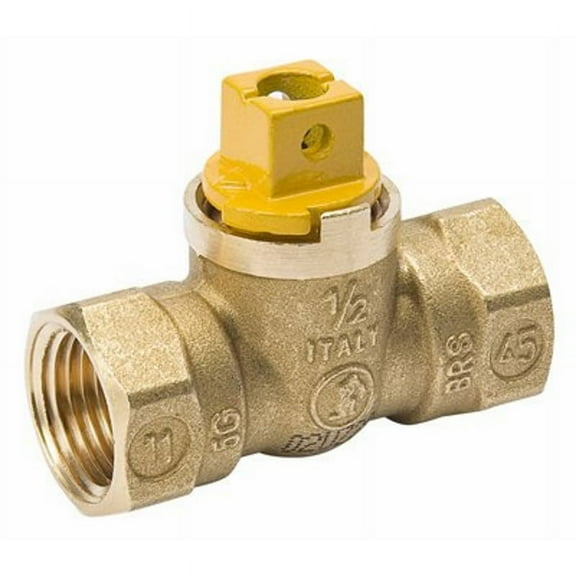 B&K ProLine 1/2 in. Brass FIP Gas Ball Valve