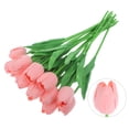 thumbnail image 4 of KAKOWELY 15 tulipanes artificiales de tacto real, ideales para fiestas., 4 of 5
