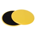 thumbnail image 3 of Lipstore 2 Pieces Core Sliders Full Body Workout Compact Gift Equipment Sliding Discs Yellow, 3 of 8