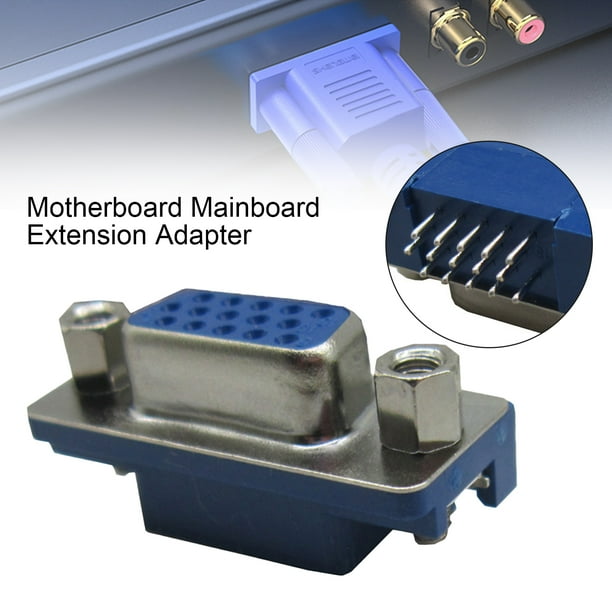 Female Solder Type Connector VGA Interface Data Transmission 90 Degree