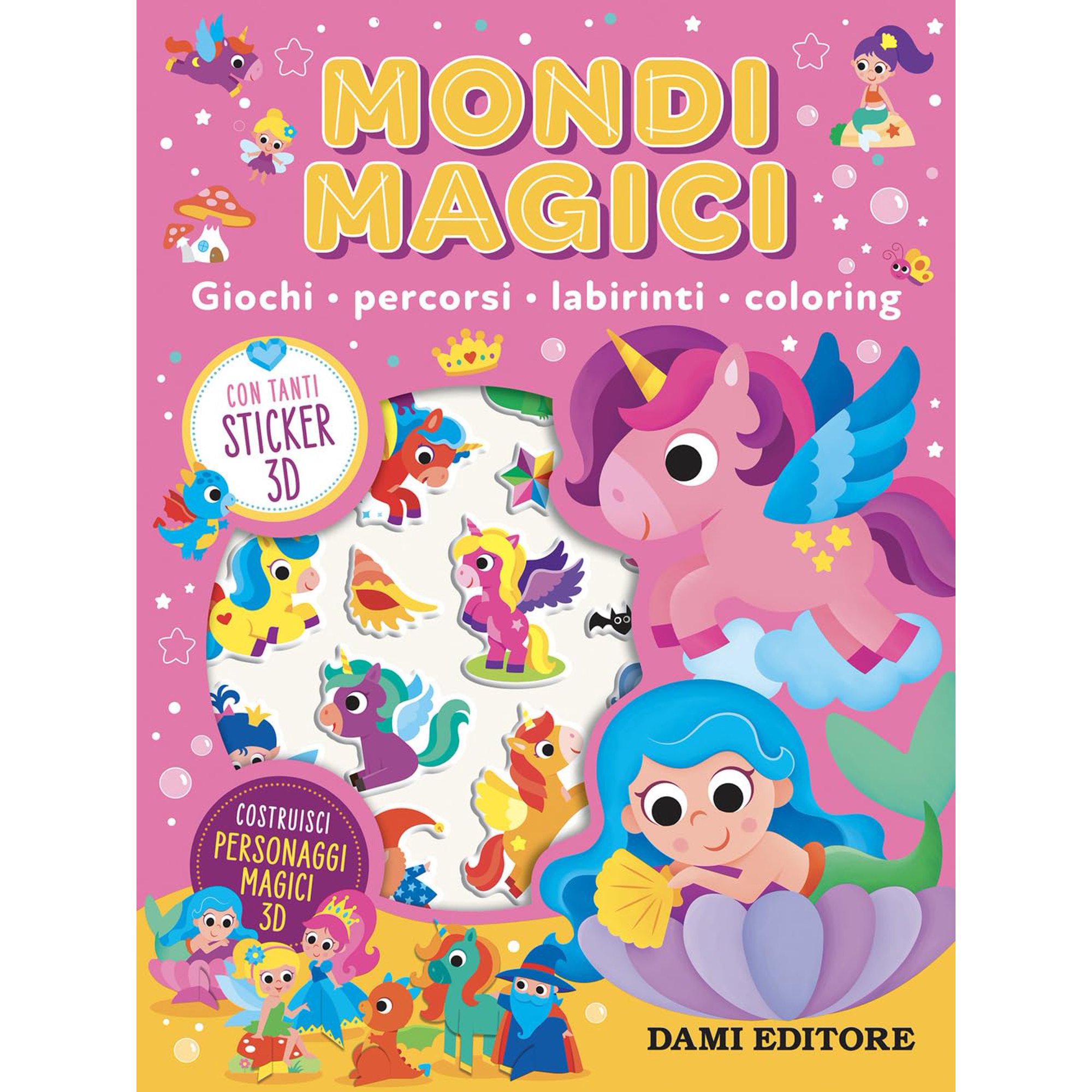Serena Vezzani Vinicio S Mondi magici. Giochi percorsi labirinti coloring. Con a (Paperback)