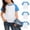 01 Blue, variant on Boys and Girls Multipack Raglan T Shirts, Round Neck Short Sleeve Ringer Blank Tops, Holiday Party Custom Print Casual Tees