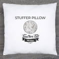 thumbnail image 3 of 26" x 26" Throw Pillow - Iron Grey: 2 PCS / 4 Sided. Luxurious Premium Down Feather Fill w/ Reversible Cover Microsuede/Microplush Fabric. Forever Fluffy, Beautiful & Supportive. Soft & Comfy., 3 of 9