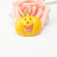thumbnail image 2 of Accesorio Anaranjado Del Modelo De La Calabaza De Halloween Broche Precioso Metal De La Chaqueta De, 2 of 8