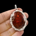 thumbnail image 3 of Owais Gems And Jewelry Elegant Oval Moss Agate Gemstone Silver Pendant – 82 Carats | Fashion Jewellery, 3 of 3