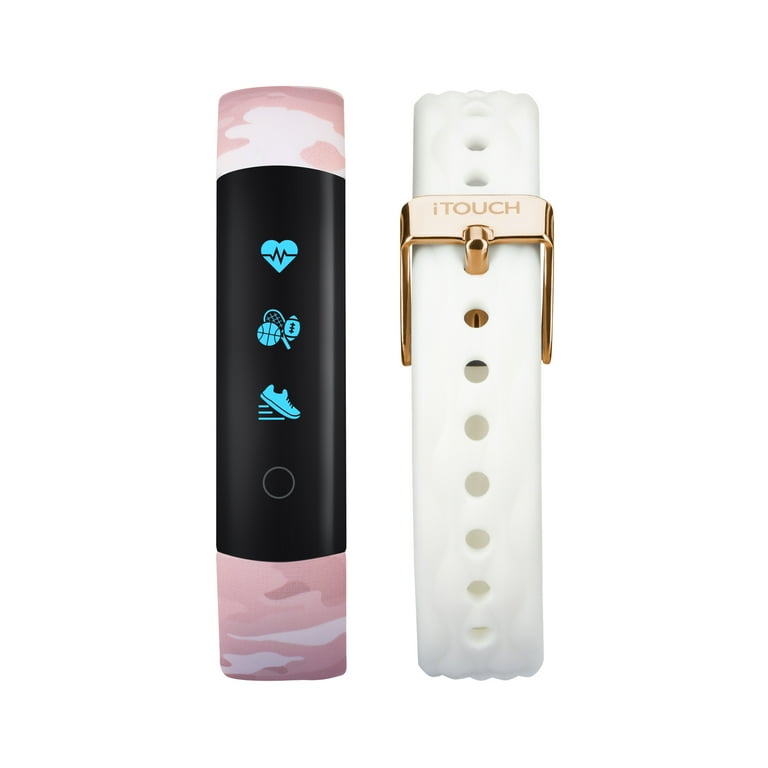 Itouch slim fitness tracker black interchangeable straps reviews new arrivals