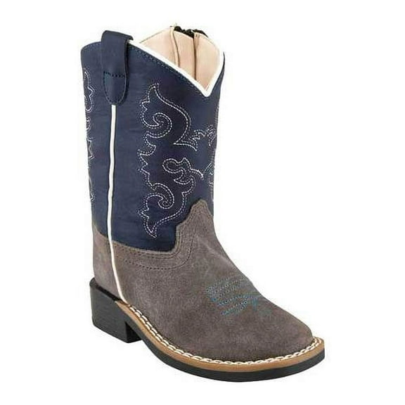 Old West Youth's Broad Square Toe Boots