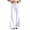 White #020, variant on Women's Flare Leg Drawstring Waist Sweatpants Sports Causal Bell Bottom Pants High Waisted Yoga Pants with Pockets 3XL