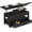 black, variant on QinaQin 40-Inch Height-Adjustable Multi-Functional Coffee Table Features Drawers and Hidden Storage, Converted Into a Dining Table Or Worktable for  Sofas, Games, Entertainment, Saving Space