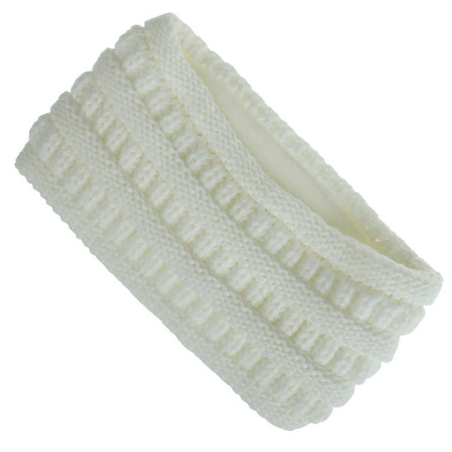 tredstone Warm And Stylish Winter Knitted Headbands Comfortable And Soft Multifunctional white 1Set