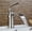 Nickel, variant on Luxury Style Bathroom Basin Sink Faucet Solid Brass Oil-Rubbed Bronze with Rose Golden Waterfall Tap Torneira Banheiro