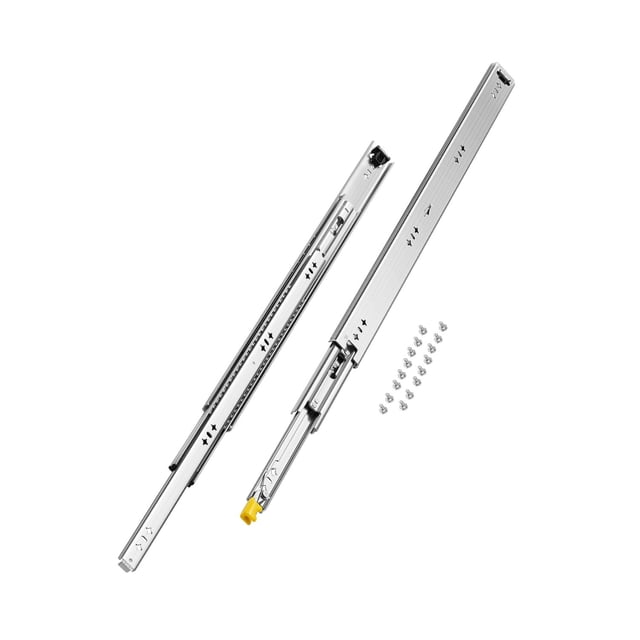 Diapositivas para cajones VEVOR, resistentes, 76 cm, 1 par de tapas de carga de 113 kg.