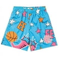 thumbnail image 1 of New Summer Eric Emanuel EE Basic Mesh Short Classic Floral Printed Gym Shorts Men‘s Gym Basketball Sports Beach Shorts, 1 of 7
