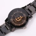 thumbnail image 5 of Casual Espejo Superficie Pareja Reloj de Cuarzo Hombres Mujeres Correa de Aleación Reloj de Pulsera Analógico (Mujer), 5 of 5