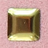 Gwen Studios Pink Faux Leather Metal Studded Trim, Gold Metal Studs, 5/16" x 2 Yards