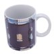 thumbnail image 1 of Taza Vintage, Taza De Café De Acero Inoxidable De Cerámica Con Patrón De Tambor De 11 Onzas Con Cuchara Para Bebidas Frías Y Calientes, 1 of 7